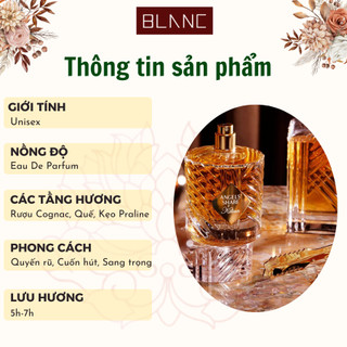 Nước Hoa Chiết Angel's Share BLANC PERFUME, Dầu Thơm Hương Vani, Ấm Áp, Sang Trọng, Quyến Rũ