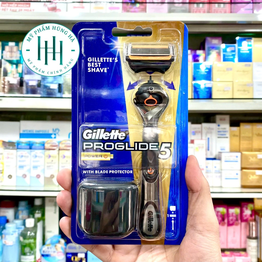 Dao Cạo Râu Gillette Proglide 5 Power, Dao Cạo Râu 5 Lưỡi, Dùng Pin Cao ...