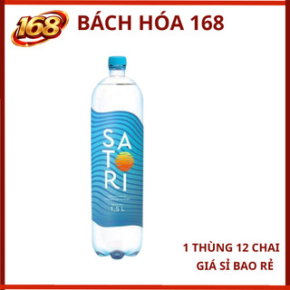 THÙNG 12 CHAI NƯỚC TINH KHIẾT SATORI 1500ML