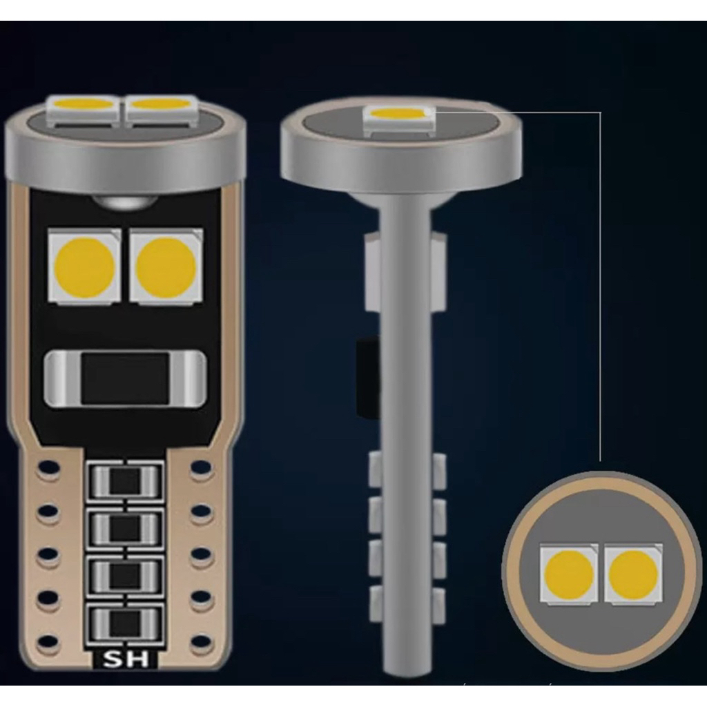 Bóng led T10 chip led 3030 siêu sáng cao cấp 12v