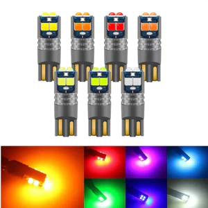 Bóng led T10 cao cấp 6 chip 3030 siêu sáng 12V