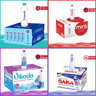 Nước khoáng ion kiềm đóng chai chất lượng cao đến từ các thương hiệu Lớn Fujiwa, Mira, Ocany, i-on Life, Vikoda, Saka