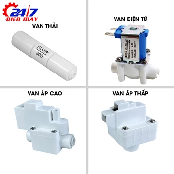 Van Điện Từ, Áp Cao, Áp Thấp, Van Thải linh kiện thay thế cho máy lọc nước
