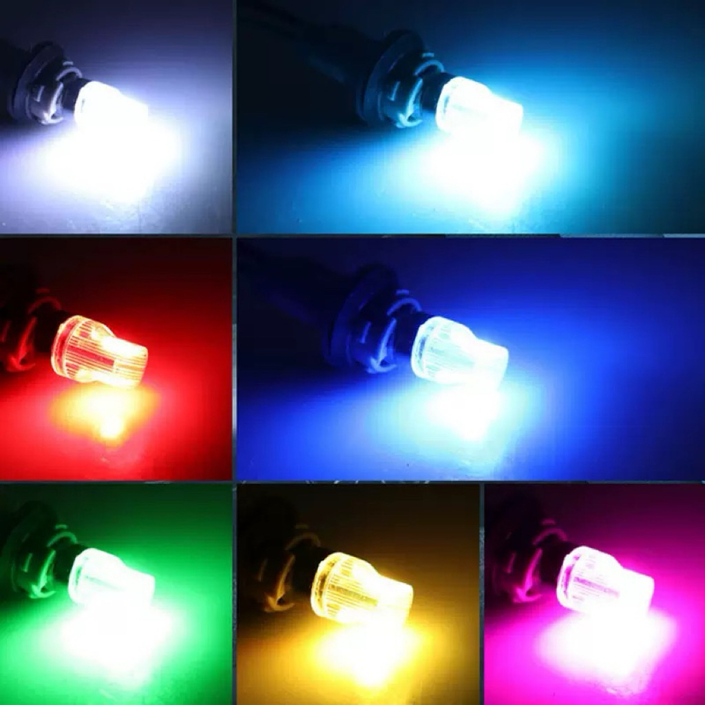 Bộ Đèn LED cao cấp T10 6W RGB 5050 12V Điều Khiển Từ Xa siêu sáng