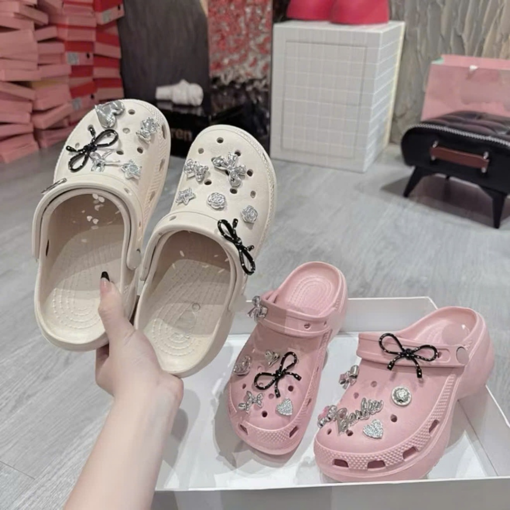 Dép Sục Nữ Stick Nơ Xinh ,Nhẹ Êm Chân T1