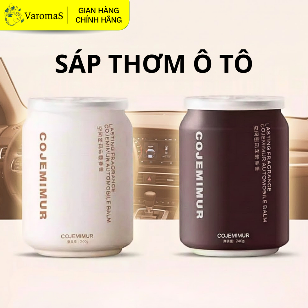 Sáp Thơm Ô Tô Varomas Khử Mùi, Chống Say Xe Hương Nước Hoa Thơm Trang Trí Xe Hơi Chất Lượng Cao ST20