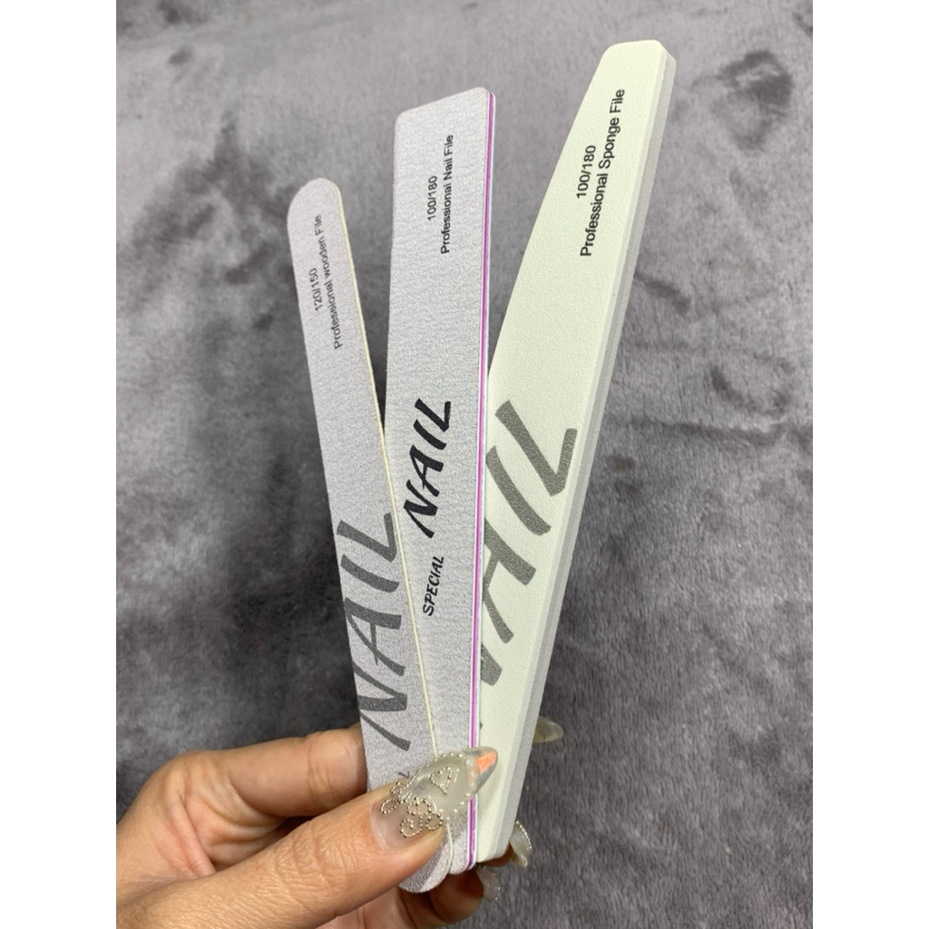 combo 3 cây dũa Nail đầy đủ _Linh Bùi