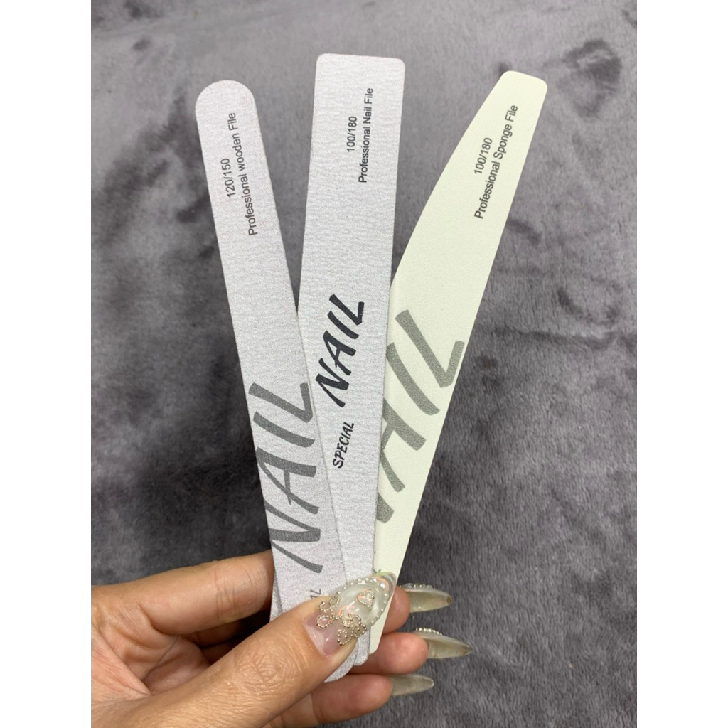 combo 3 cây dũa Nail đầy đủ _Linh Bùi