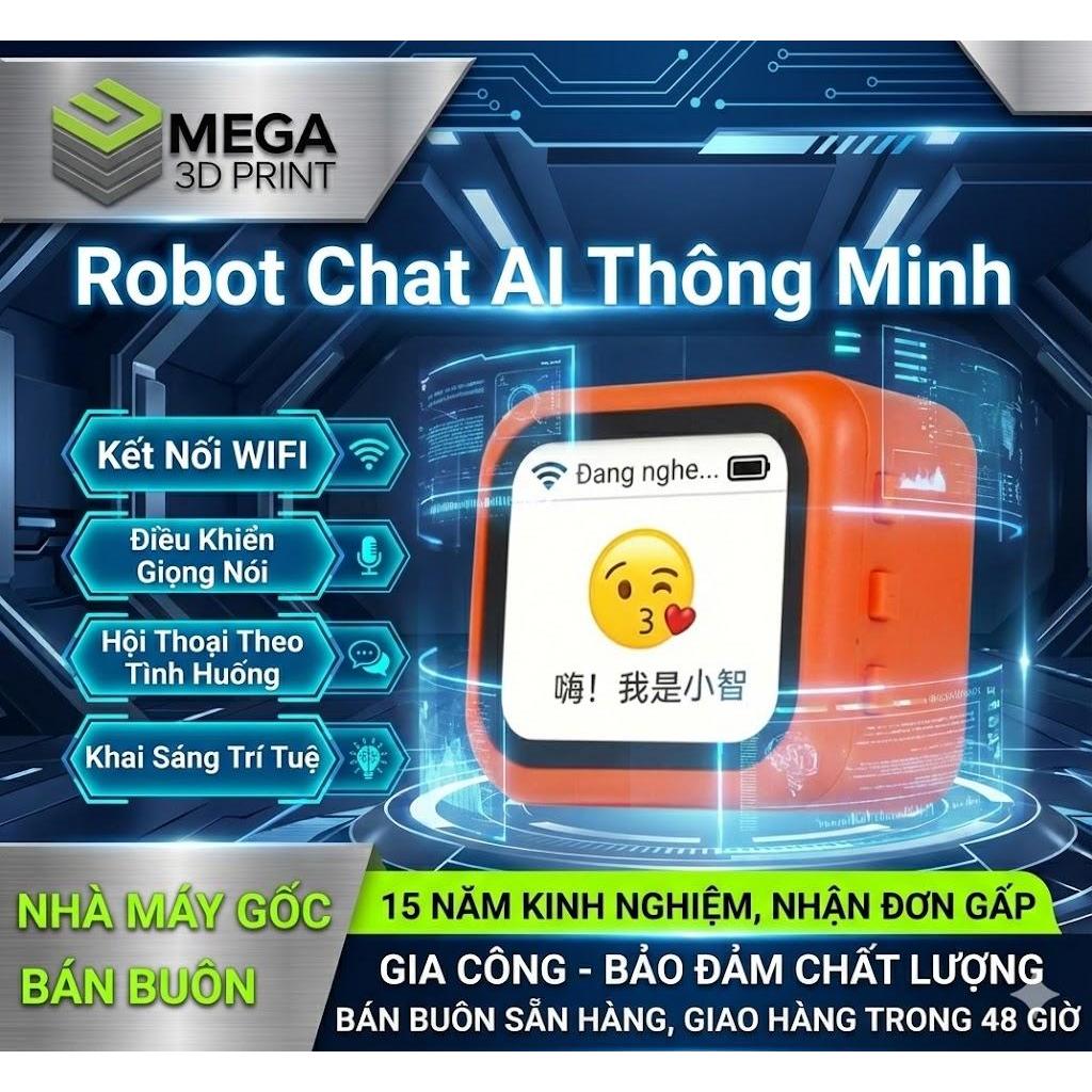Chatbot AI trợ lý ảo Loa Xiaozhi ChatBox EPS2-S3 N16R8 Chip xịn màn 1 ...