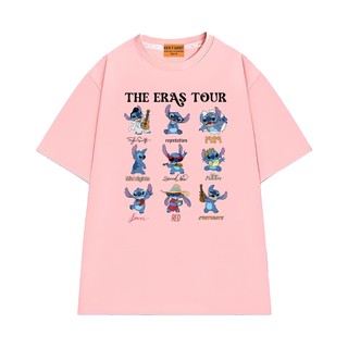 Áo Thun NGỐ TEE Nhân Vật Stitch x Taylor Swift The Eras Tour Vải Cotton Mềm Mịn Form Rộng