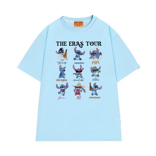 Áo Thun NGỐ TEE Nhân Vật Stitch x Taylor Swift The Eras Tour Vải Cotton Mềm Mịn Form Rộng