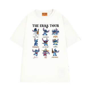 Áo Thun NGỐ TEE Nhân Vật Stitch x Taylor Swift The Eras Tour Vải Cotton Mềm Mịn Form Rộng