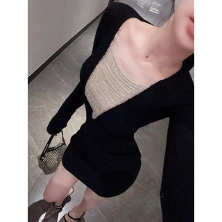 •𝙆𝙞𝙣𝙜𝙨𝙝𝙤𝙥𝙗𝙚𝙖𝙪𝙩𝙮•Váy Giấy Body Phối Lưới Nhũ QC