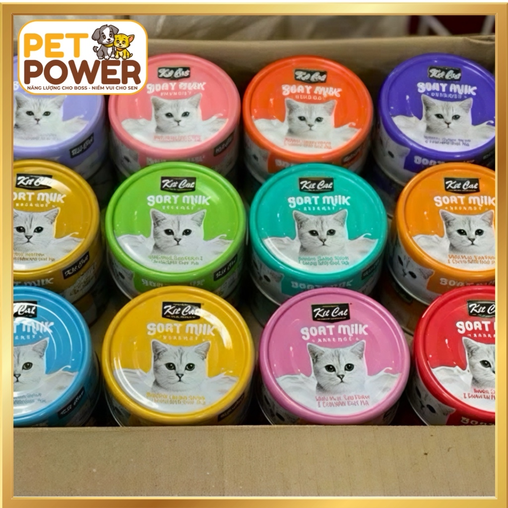 [Hàng Nhập Chính Hãng Singapore] Pate Kitcat Goat Milk 70g Cho Mèo – Sữa Dê Dinh Dưỡng