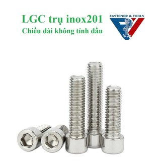 (INOX201)50 cái M3,M4,M5,M6 Bulong lục giác chìm đầu trụ M3-M6 inox 201