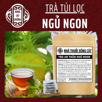 Trà túi lọc ngủ ngon an thần - Đông Cát Đường - Đau đầu, Mất ngủ kinh niên, cải thiện giấc ngủ, ngủ sâu - Túi 50 lọc
