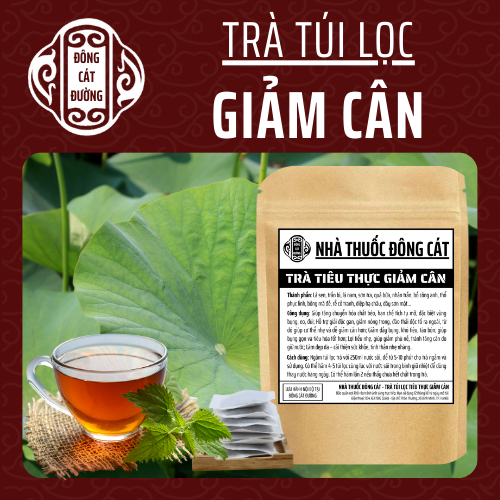 Trà Tiêu mỡ - Đông Cát Đường - Detox thải mỡ bụng, đùi giúp nhẹ người, thải đốt mỡ - Túi 50 lọc