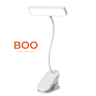 Đèn kẹp bàn học tích điện, đèn bàn LED có ba màu ánh sáng điều chỉnh độ sáng tiện lợi, bảo vệ mắt