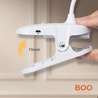 Đèn kẹp bàn học tích điện, đèn bàn LED có ba màu ánh sáng điều chỉnh độ sáng tiện lợi, bảo vệ mắt