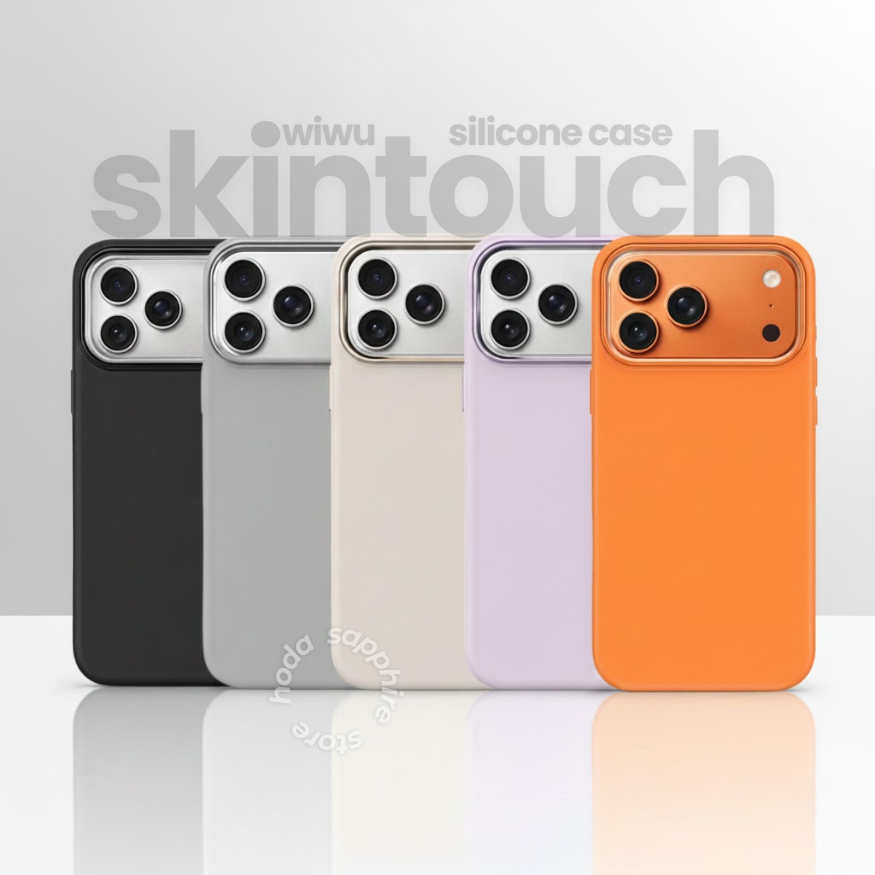 Ốp Lưng Wiwu Silicone Skin Touch Chống Bám Bẩn Hỗ Trợ Sạc Không Dây Magnetic Cho Iphone 17 Pro Max