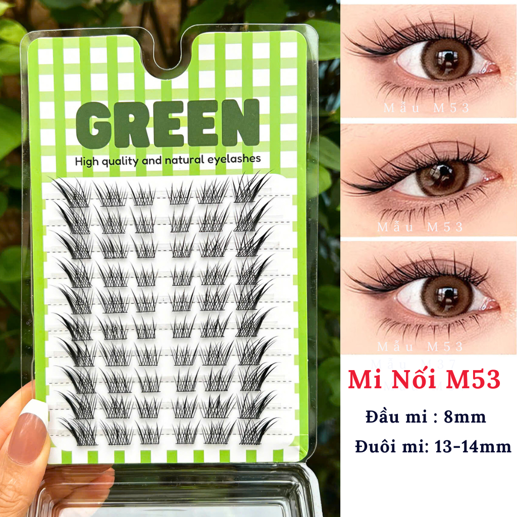 Mi Giả Cụm Tự Nhiên Tái Sử Dụng Nhiều Lần GREEN Thuỷ Mi