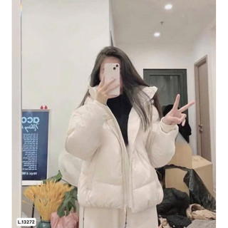 ÁO PHAO NỮ PHỐI MŨ 2 MÀU