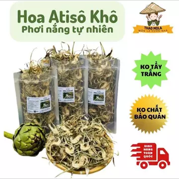 [Tặng CỎ NGỌT] 1KG Trà Hoa Atiso Sapa Sấy Khô Nguyên Chất - Trà Hoa Atiso Sạch, Thanh Nhiệt