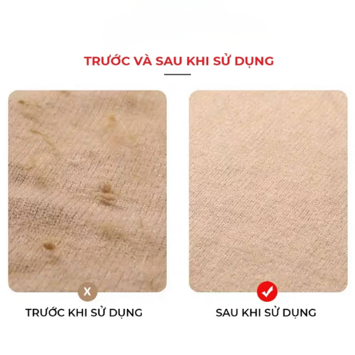 Máy Tỉa Lông Xù Quần Áo Cao Cấp 6 Lưỡi, Pin Sạc USB, Làm Mịn Vải Nhanh Không Xước, Đứt Vải