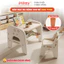 Set Bàn Ghế Công Thái Học Đa Năng 2IN1, Bộ Bàn Học Kèm Bảng Vẽ TẶNG KÈM Bút, Bảng Chữ Số Nam Chân, Khăn Lau