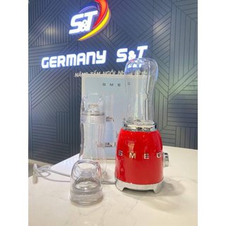 Máy xay sinh tố mini SMEG PBF01 công suất 300W , lưỡi dao kép 4 cánh dễ dàng xay nhuyễn GermanySnT HCM