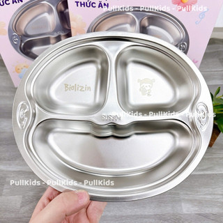 Khay Đựng Thức Ăn Inox 304 Cho Bé – Khay Chia Ngăn Cao Cấp