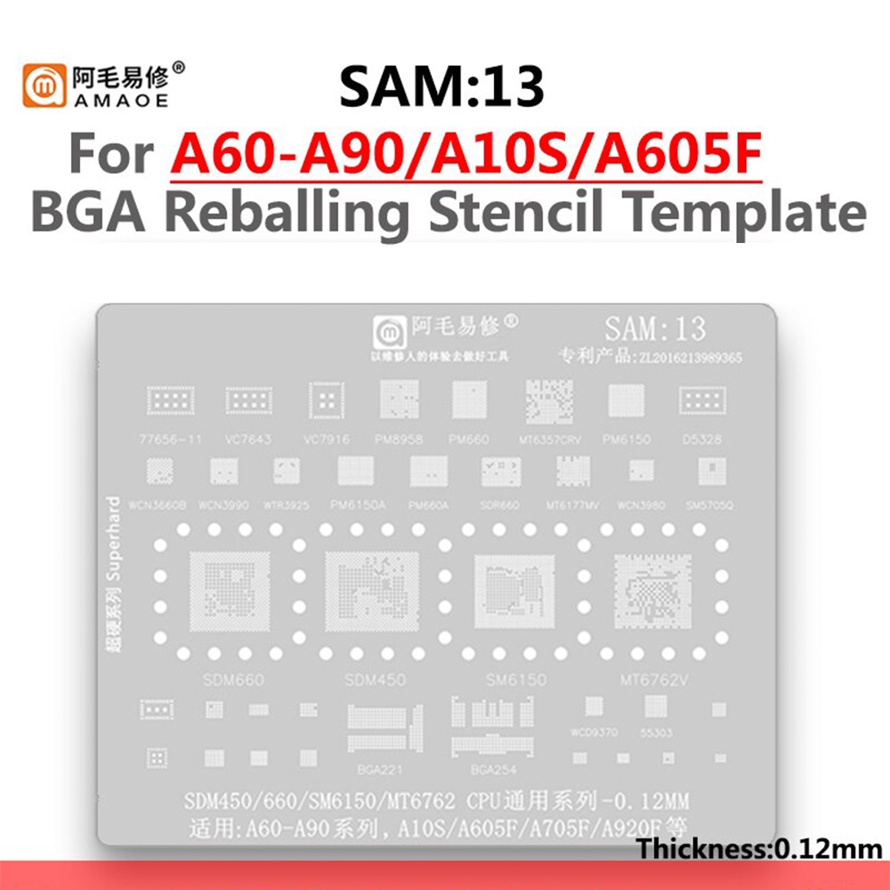 Vỉ tạo chân IC/CPU AMAOE SAM10/17