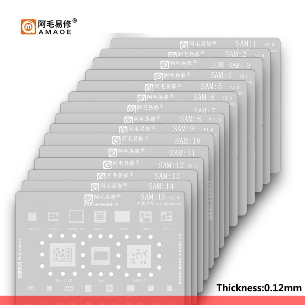 Vỉ tạo chân IC/CPU AMAOE SAM10/17