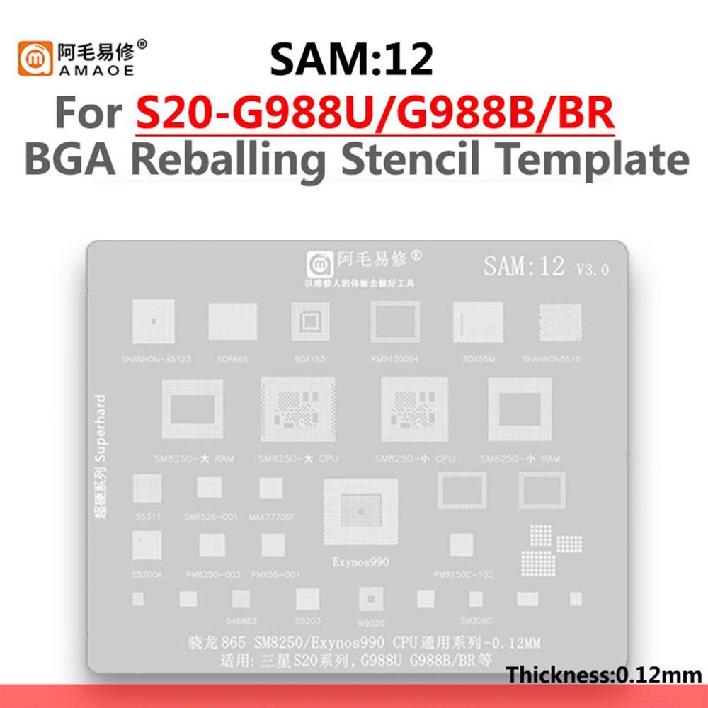 Vỉ tạo chân IC/CPU AMAOE SAM10/17