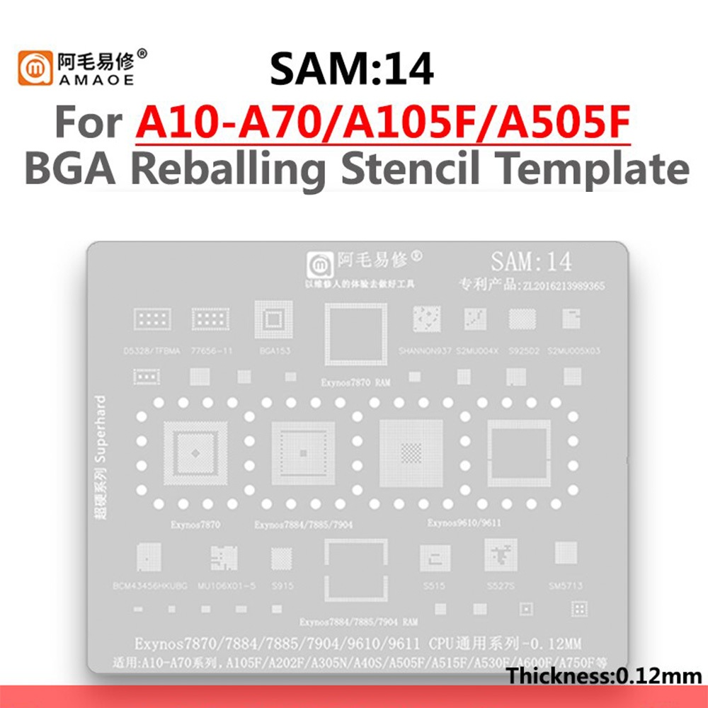 Vỉ tạo chân IC/CPU AMAOE SAM10/17