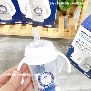 Bình Tập Uống Nước Chống Sặc Cho Bé, Loại Cao Cấp, Hãng Bioamicus, Nhựa Cao Cấp, 240ml
