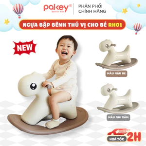 Ngựa Bập Bênh, Xe Chòi Chân Cho Bé Sẵn 2 Màu Cho Cả Bé Trai Và Bé Gái, Hàng Chính Hãng Pakey - RH01