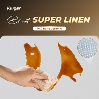Chậu rửa bát Kluger KY7545SL Plus bề mặt Super LINEN mịn tăng tính thẩm mỹ, dễ vệ sinh