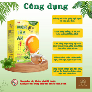 Trà Dưỡng Tâm An-Thảo Mộc Lạc Tiên,Tam Thất-Hỗ Trợ Ngủ Ngon Thanh Nhiệt 30 túi-Trà Mộc Lành