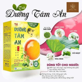 Trà Dưỡng Tâm An-Thảo Mộc Lạc Tiên,Tam Thất-Hỗ Trợ Ngủ Ngon Thanh Nhiệt 30 túi-Trà Mộc Lành