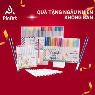 Quà Happy Day, Set 16 Nhãn Vở, Túi Bút Bút Maker, Bút Gel, Họa Cụ, Acrylic Marker Quà Ngẫu Nhiên Chì Màu Gốc Dầu