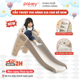Cầu Trượt Cho Bé Có Vân Chống Trượt, Cầu Trượt Phi Hành Gia Mẫu Mới Trọng Tải Đến 40Kg An Toàn Cho Bé