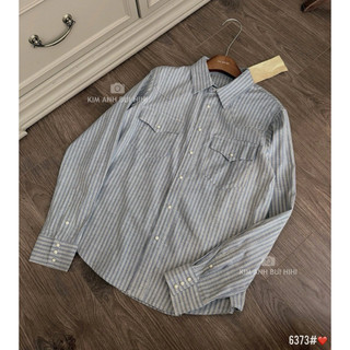 QCL1 6373 Áo sơ mi kẻ 2 túi ngực chuẩn KAB siêu hot siêu đẹp mới về(Freesz)
