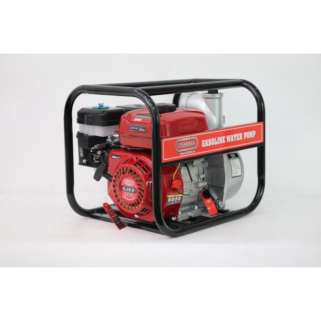 Máy bơm nước Oshima NEW OS30 4 Thì 6.5HP - Lưu Lượng 70 m³/h - Dễ khởi động - Bảo Hành 12 Tháng