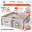 Quây Bóng Cho Bé Vải Oxford Khung INOX Chống Gỉ Kèm Cột Bóng Rổ, Nhà Bóng Cho Bé Mẫu Mới Hình Cá Heo Cao 65CM