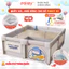 Quây Nhà Bóng Cho Bé Mẫu Mới Khung INXOX Chắc Chắn Chống Gỉ, Có Kèm Cột Bóng Rổ Thú Vị Cho Bé