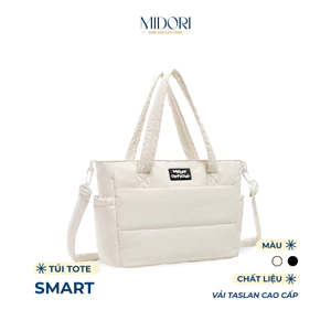 Túi Tote Phao Chần Bông SMART Nam Nữ Dây Đeo Chéo Vai Taslan Đựng Ipad Đi Học| MIDORI BAG COLLECTION
