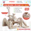 Ngựa Bập Bênh Kết Hợp Cầu Trượt Vui Nhộn Cho Bé, Xe Chòi Chân 4IN1 Đa Năng Có Lò Xo Nhún Trọng Tải Lớn - RH03