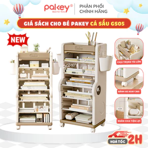 Kệ Giá Sách Đa Năng 6 Tầng Cao Cấp Cho Bé, Kệ Đựng Đồ Dày Dặn Chắc Chắn Màu Sắc Pastel Thiết Kế Hiện Đại - GS05