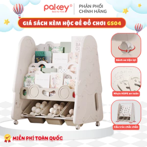Giá Sách Kèm Hộc Đựng Đồ Chơi Tiện Lợi Cho Bé, Kệ Đựng Đồ Chơi Hình Cây Thông Dày Dặn Chắc Chắn Cao Cấp - GS04